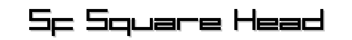 SF Square Head font